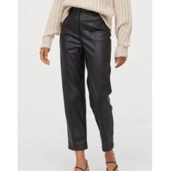 H&M Faux Leather Pants | Size 4 - Picture 1 of 7